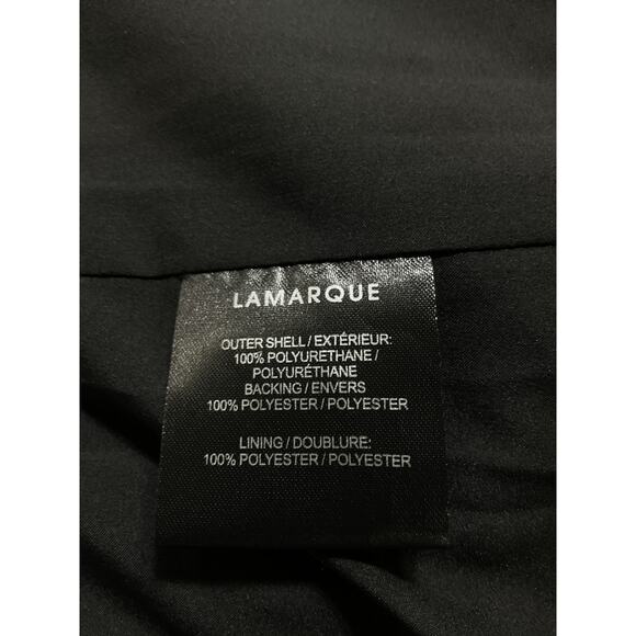 Lamarque 'Galia' Black Faux Leather Oversized Blazer Size XS - Picture 5 of 5